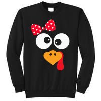 Thanksgiving Funny Turkey Face Costume Sweatshirt