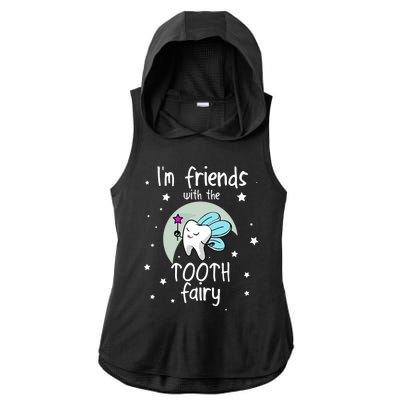 Tooth Fairy Teeth Dentist Dental Hygienist Assistant Gift Ladies PosiCharge Tri-Blend Wicking Draft Hoodie Tank