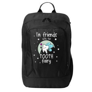 Tooth Fairy Teeth Dentist Dental Hygienist Assistant Gift City Backpack