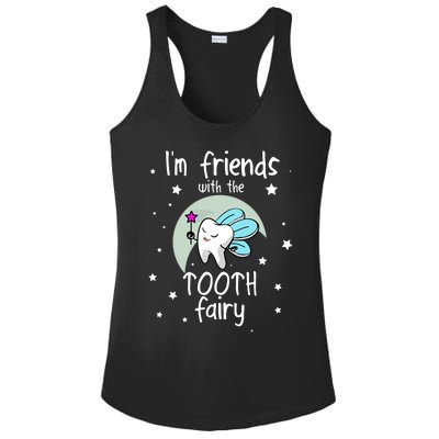 Tooth Fairy Teeth Dentist Dental Hygienist Assistant Gift Ladies PosiCharge Competitor Racerback Tank