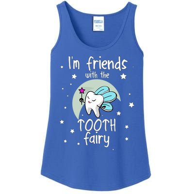 Tooth Fairy Teeth Dentist Dental Hygienist Assistant Gift Ladies Essential Tank