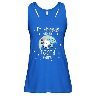 Tooth Fairy Teeth Dentist Dental Hygienist Assistant Gift Ladies Essential Flowy Tank