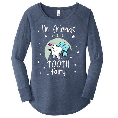 Tooth Fairy Teeth Dentist Dental Hygienist Assistant Gift Women's Perfect Tri Tunic Long Sleeve Shirt