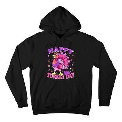 Thanksgiving Female Turkey Happy Turkey Day Hoodie