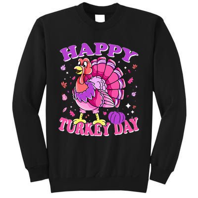 Thanksgiving Female Turkey Happy Turkey Day Sweatshirt