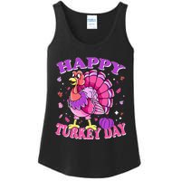 Thanksgiving Female Turkey Happy Turkey Day Ladies Essential Tank