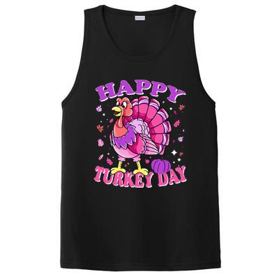 Thanksgiving Female Turkey Happy Turkey Day PosiCharge Competitor Tank