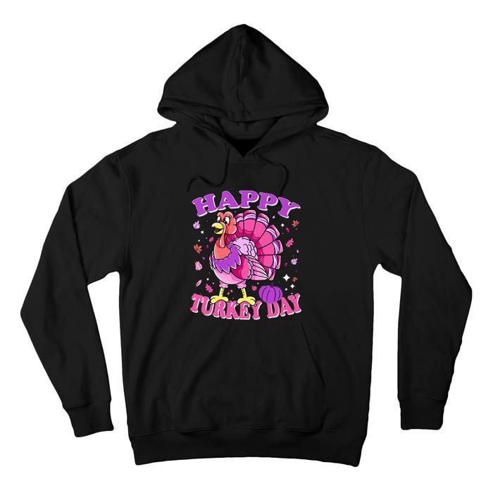 Thanksgiving Female Turkey Happy Turkey Day Tall Hoodie