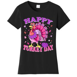 Thanksgiving Female Turkey Happy Turkey Day Women's T-Shirt