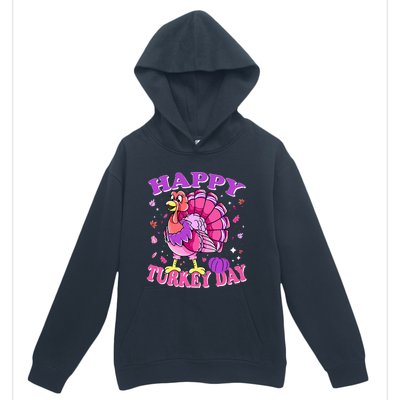 Thanksgiving Female Turkey Happy Turkey Day Urban Pullover Hoodie