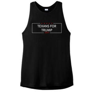 Texans For Trump DonT Mess With Texas Ladies PosiCharge Tri-Blend Wicking Tank