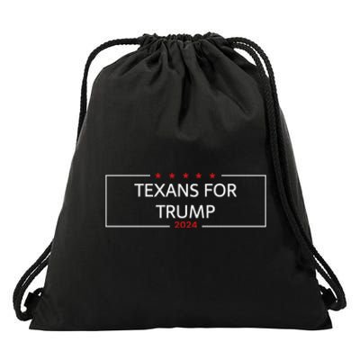 Texans For Trump DonT Mess With Texas Drawstring Bag