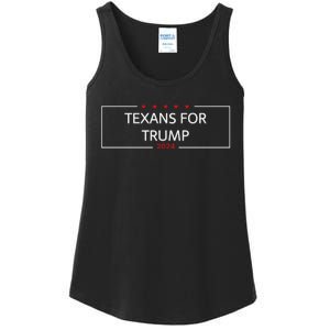 Texans For Trump DonT Mess With Texas Ladies Essential Tank