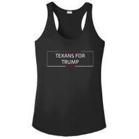 Texans For Trump DonT Mess With Texas Ladies PosiCharge Competitor Racerback Tank