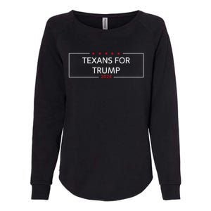 Texans For Trump DonT Mess With Texas Womens California Wash Sweatshirt