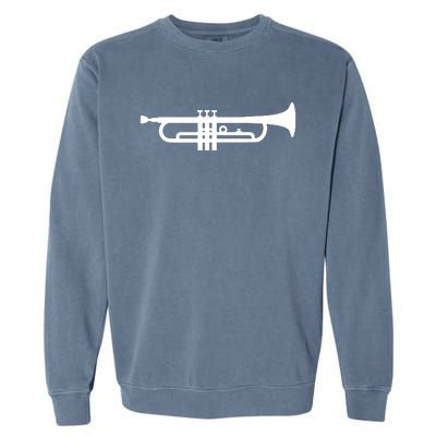 Trumpet Funny Garment-Dyed Sweatshirt