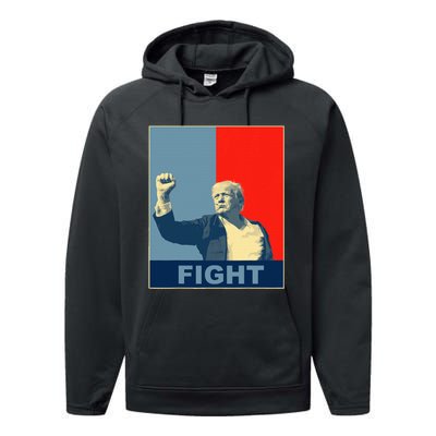 Trump Fight Performance Fleece Hoodie