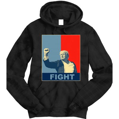 Trump Fight Tie Dye Hoodie