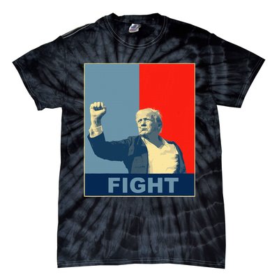 Trump Fight Tie-Dye T-Shirt