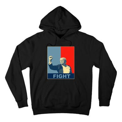 Trump Fight Tall Hoodie