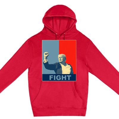 Trump Fight Premium Pullover Hoodie