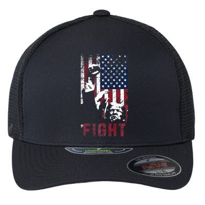 Trump Fight Usa Flexfit Unipanel Trucker Cap