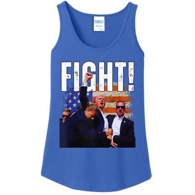 Trump Fist Usa 2024 Tank Top Ladies Essential Tank