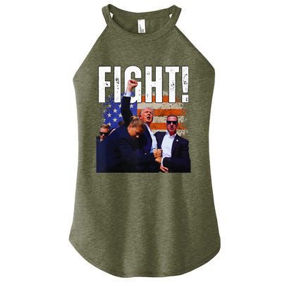 Trump Fist Usa 2024 Tank Top Women’s Perfect Tri Rocker Tank