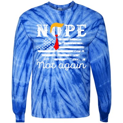 Trump Flag Usa Meaningful Gift Tie-Dye Long Sleeve Shirt