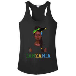 Tanzanian Flag Uniform Souvenirs Products Woman Tanzania Ladies PosiCharge Competitor Racerback Tank