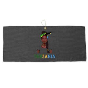 Tanzanian Flag Uniform Souvenirs Products Woman Tanzania Large Microfiber Waffle Golf Towel