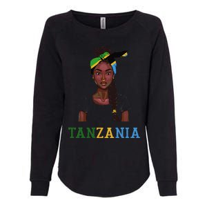 Tanzanian Flag Uniform Souvenirs Products Woman Tanzania Womens California Wash Sweatshirt