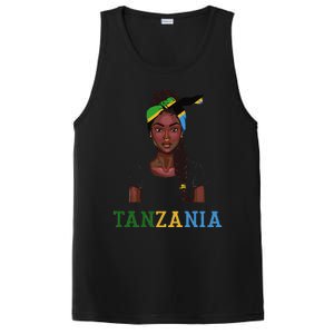 Tanzanian Flag Uniform Souvenirs Products Woman Tanzania PosiCharge Competitor Tank