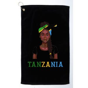 Tanzanian Flag Uniform Souvenirs Products Woman Tanzania Platinum Collection Golf Towel