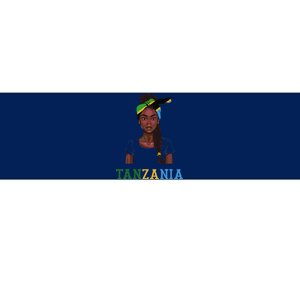 Tanzanian Flag Uniform Souvenirs Products Woman Tanzania Bumper Sticker