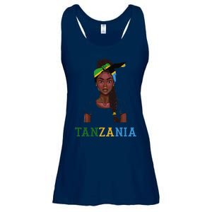 Tanzanian Flag Uniform Souvenirs Products Woman Tanzania Ladies Essential Flowy Tank