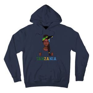 Tanzanian Flag Uniform Souvenirs Products Woman Tanzania Tall Hoodie