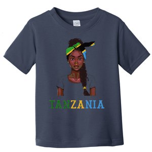 Tanzanian Flag Uniform Souvenirs Products Woman Tanzania Toddler T-Shirt