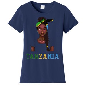 Tanzanian Flag Uniform Souvenirs Products Woman Tanzania Women's T-Shirt