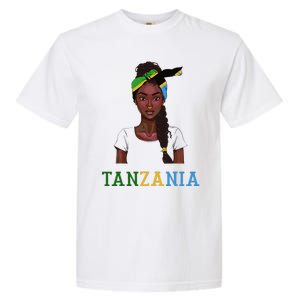 Tanzanian Flag Uniform Souvenirs Products Woman Tanzania Garment-Dyed Heavyweight T-Shirt