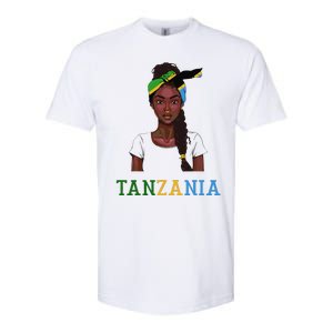 Tanzanian Flag Uniform Souvenirs Products Woman Tanzania Softstyle CVC T-Shirt