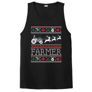 Tractors Farmer Ugly Christmas Sweaters Gift PosiCharge Competitor Tank