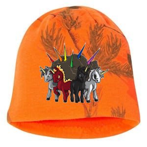 The Four Unicorns Of The Apocalypse Horsemen Parody Kati - Camo Knit Beanie