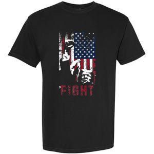 Trump Fight Usa Garment-Dyed Heavyweight T-Shirt