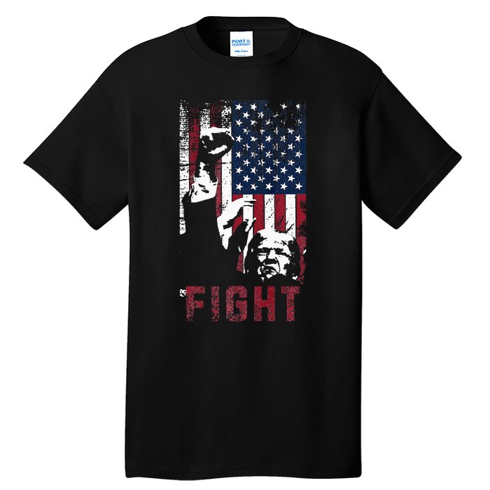 Trump Fight Usa Tall T-Shirt