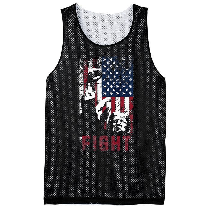 Trump Fight Usa Mesh Reversible Basketball Jersey Tank