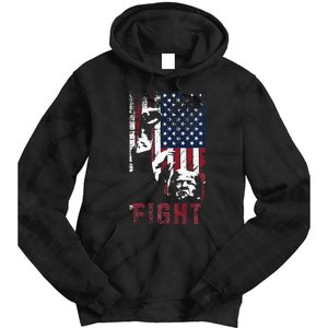 Trump Fight Usa Tie Dye Hoodie