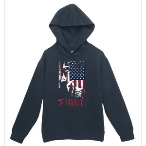 Trump Fight Usa Urban Pullover Hoodie