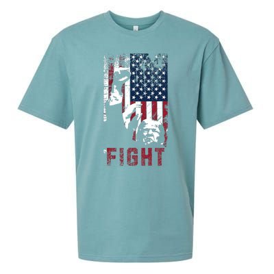 Trump Fight Usa Sueded Cloud Jersey T-Shirt