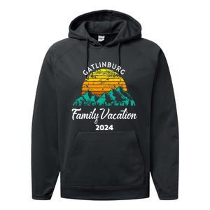 Tennessee Family Vacation Road Trip 2024 Mountain Gatlinburg Performance Fleece Hoodie